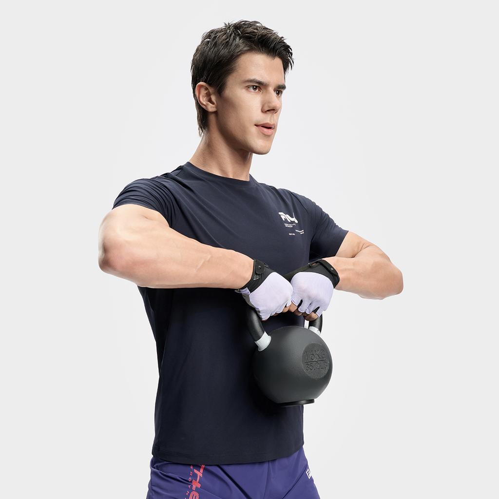 New FILA Fitness T Shirts Men's RD Royal Blue A11M431109FNV