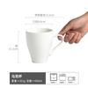 Exquisite Und Einfache Relief Vertikales Muster Tasse Retro Keramiktasse Büro Wasserbecher High-End Kaffeetasse Zuhause