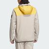 Adidas X National Geographic Color Block Logo Long Sleeve Hooded Jacket Men Jacket Light-Khaki IL8981