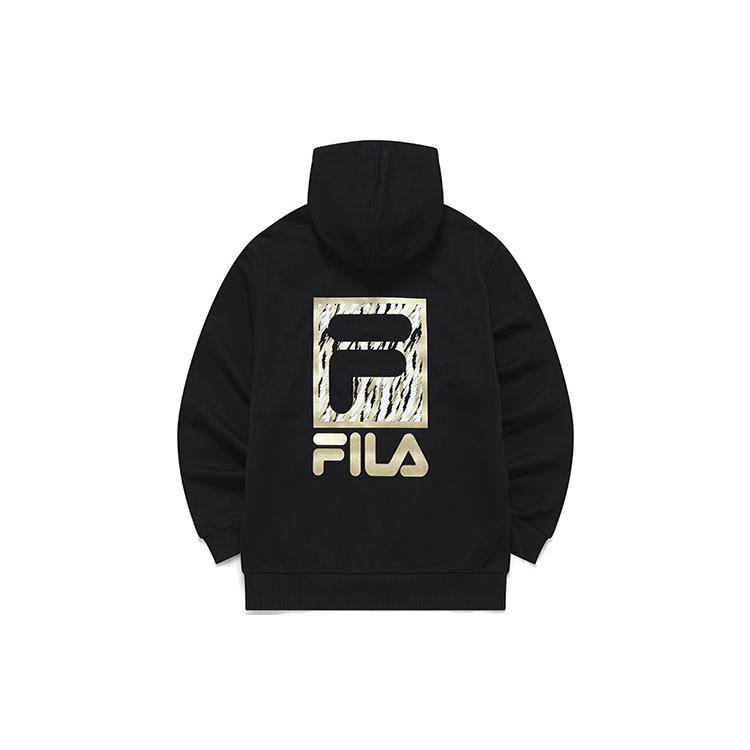 New FILA Co branded Year Of The Tiger Collection Sweatshirts Unisex Jet Black F11U219201F-BK