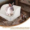 Králík Potítko Pet Bedpan Králík Klec Toaleta Velké Omyvatelné Psí Močové Podložky Plast navržené pro pro domácí dekoraci