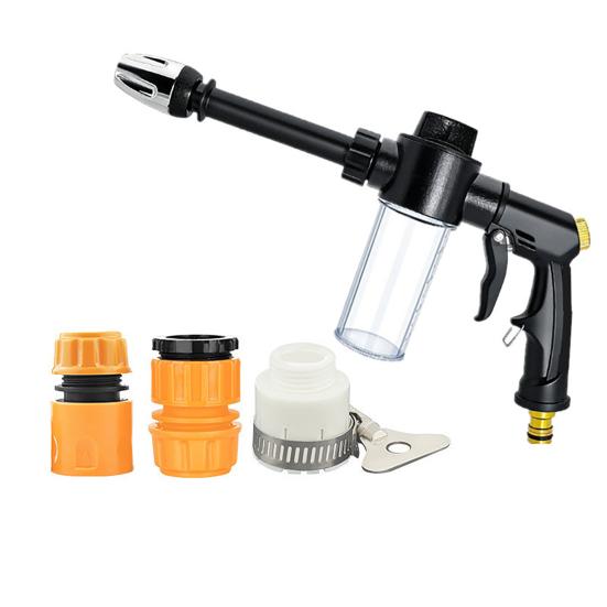 Garden Hose Nozzle with Foam Cannon 3 Spray Modes High-Pressure Hose