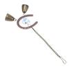 Horseshoe Wind Bell Indoor Outdoor Hanging Ornament Rustic Wall Decoration Garden Pendant for Home Ranch Bar