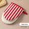 Thickened Cotton Polka Dot Oven Gloves - Anti-Scald & Heat Resistant