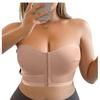Popular Plus Size Front Closure Strapless Non-Slip Bra for Europe and America