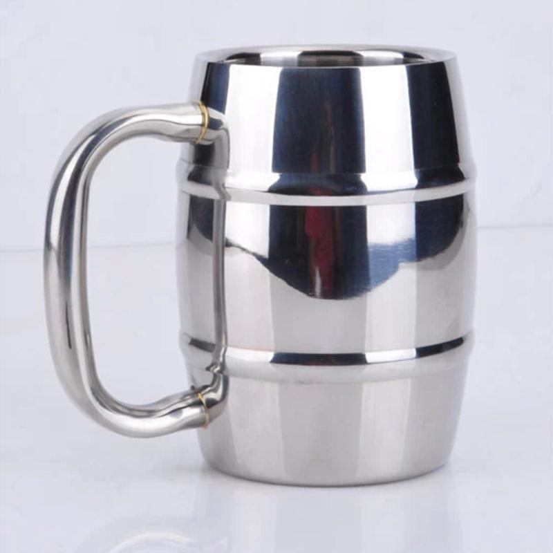 Stainless Steel Drinking Mug Reusable Water Tumblers Shatterproof Drinking Cups Perfect for Parties Outdoor Activities