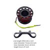 Diving Reel with Double End Bolt Snap Clip, Reel, Portable Spool for Accessories