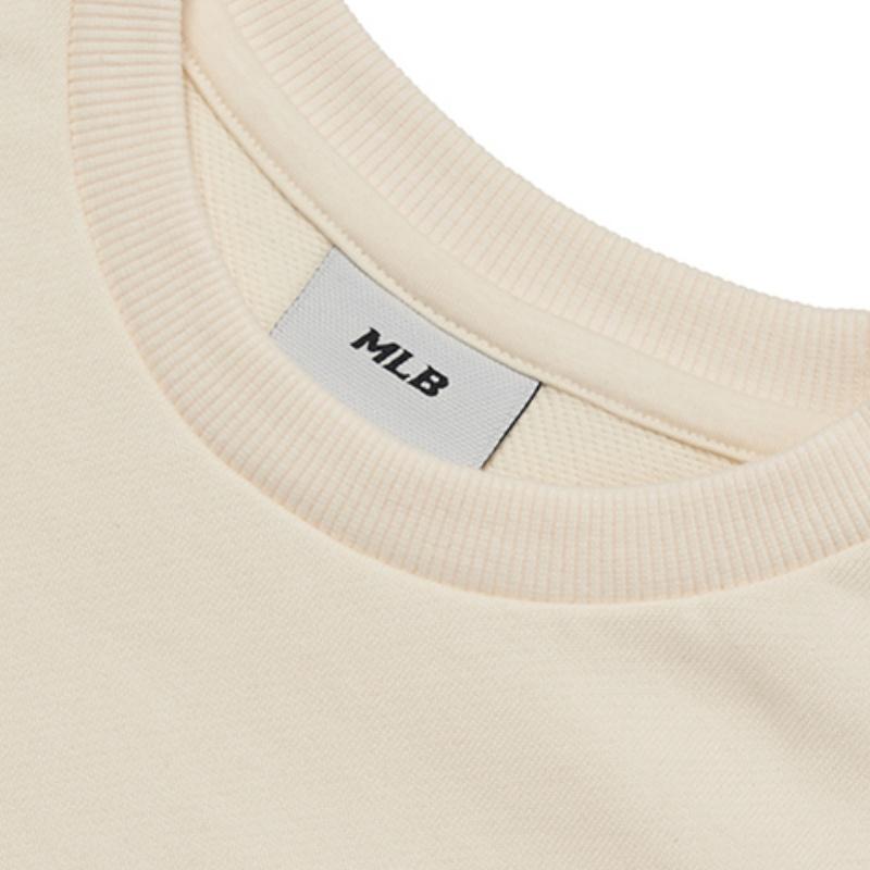 New MLB Sweatshirt New York Yankees Cream Kids' 7AMTL0121-50CRS