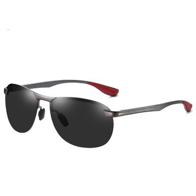 Nouvelles Lunettes de Soleil Aluminium Magnésium Verres Polarisés Homme Chauffeurs Sports Cycliste Uv400 Femme Vélo