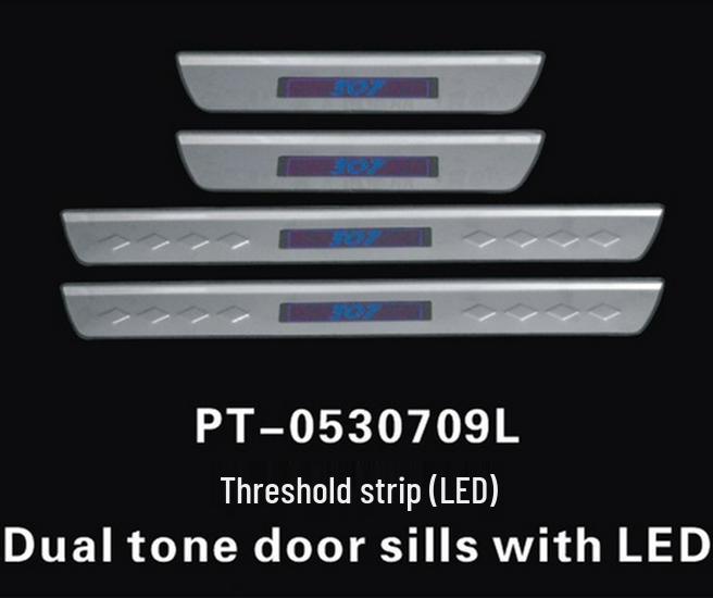 Otai Exterior Car Accessories for Peugeot 307: Handle Bowl, Sill Strip, Fuel Tank Cap, Rear Guard, Mirror Cover.