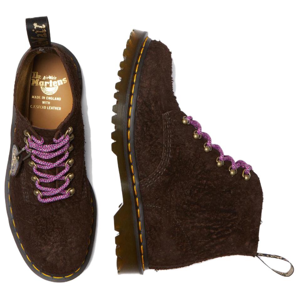 Dr. Martens Round Toe Casual Short Boots Unisex boots Dark-Brown 30946201