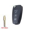 2/3 Buttons Car Key Shell For Ford Kuga C-Max S-Max Focus Fiesta Mondeo Galaxy Car Key Case Housing With F021/Hu101 Blade