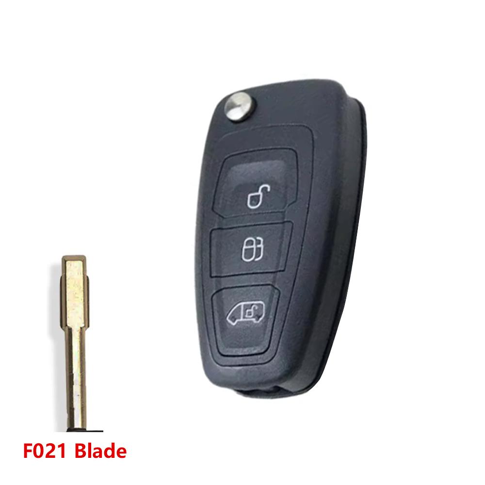 2/3 Buttons Car Key Shell For Ford Kuga C-Max S-Max Focus Fiesta Mondeo Galaxy Car Key Case Housing With F021/Hu101 Blade