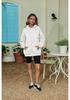 Plus Size Women's Solid Color Drop Shoulder Hooded Sweatshirt with Plus Velvet - Autumn/Winter Collection