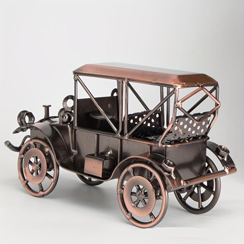 Vintage Car Model Decor Creative Home Accent, No Power Needed