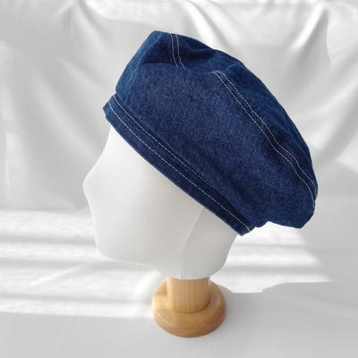 Casquette Béret en Jean Quotidienne pour Femme