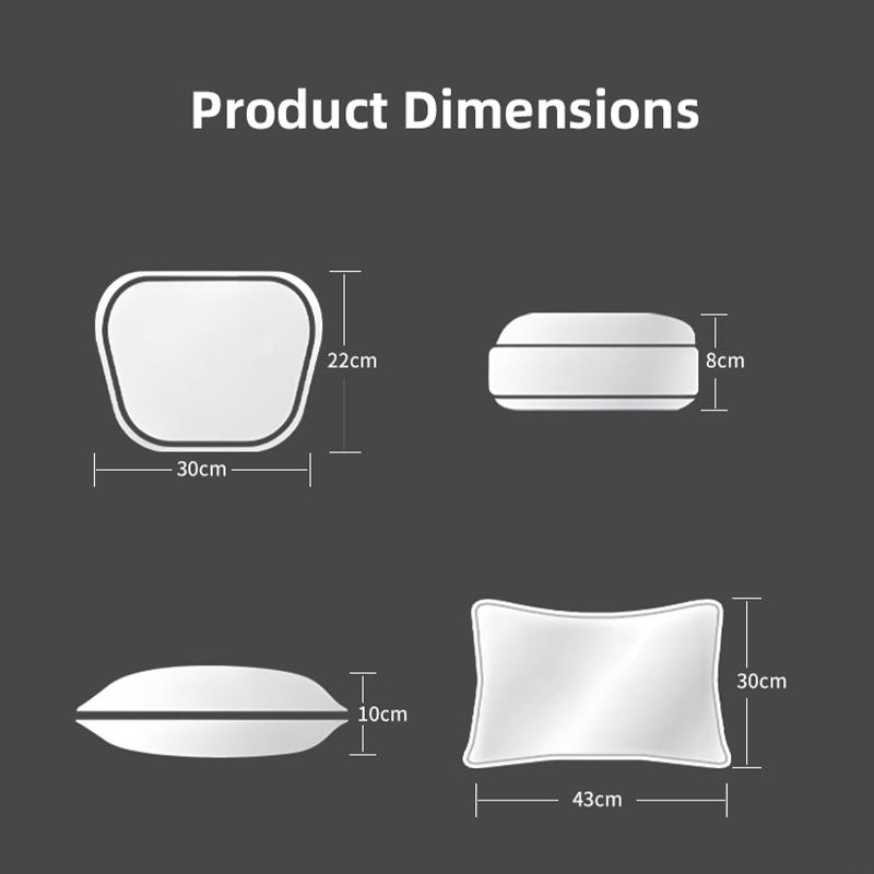 Volvo Car Suede Seat Headrest Cotton Neck Pillow For Volvo V60 V40 XC90 S60 C30 XC60 V70 S90 Rdesign Auto Interior Lumbar Pillo