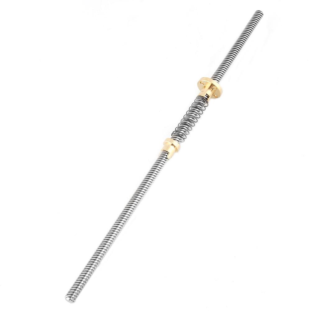 T8 Thrded Rod Ld Screw with Anti Backlash Spring Loaded Nut for 3D Printer (300mm)
