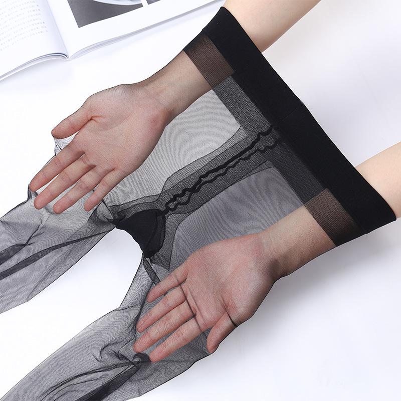 Doiaeskv 0D Sexy Women Stockings Summer Nylon Seamless Pantyhose Women Black Thintights Nightclub Silk Tights