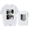 Attack On Titan Japanese Anime T-Shirts For Men And Women, Printed Cotton Short Sleeve T-Shirts, Oversized Fashion T-Shirts