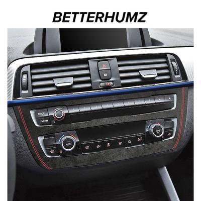 Betterhumz For BMW F20 F21 F22 Series 1 2 M235i Car Interior Air Conditioner CD Trim Panel Sticker Made of Alcantara Accessories