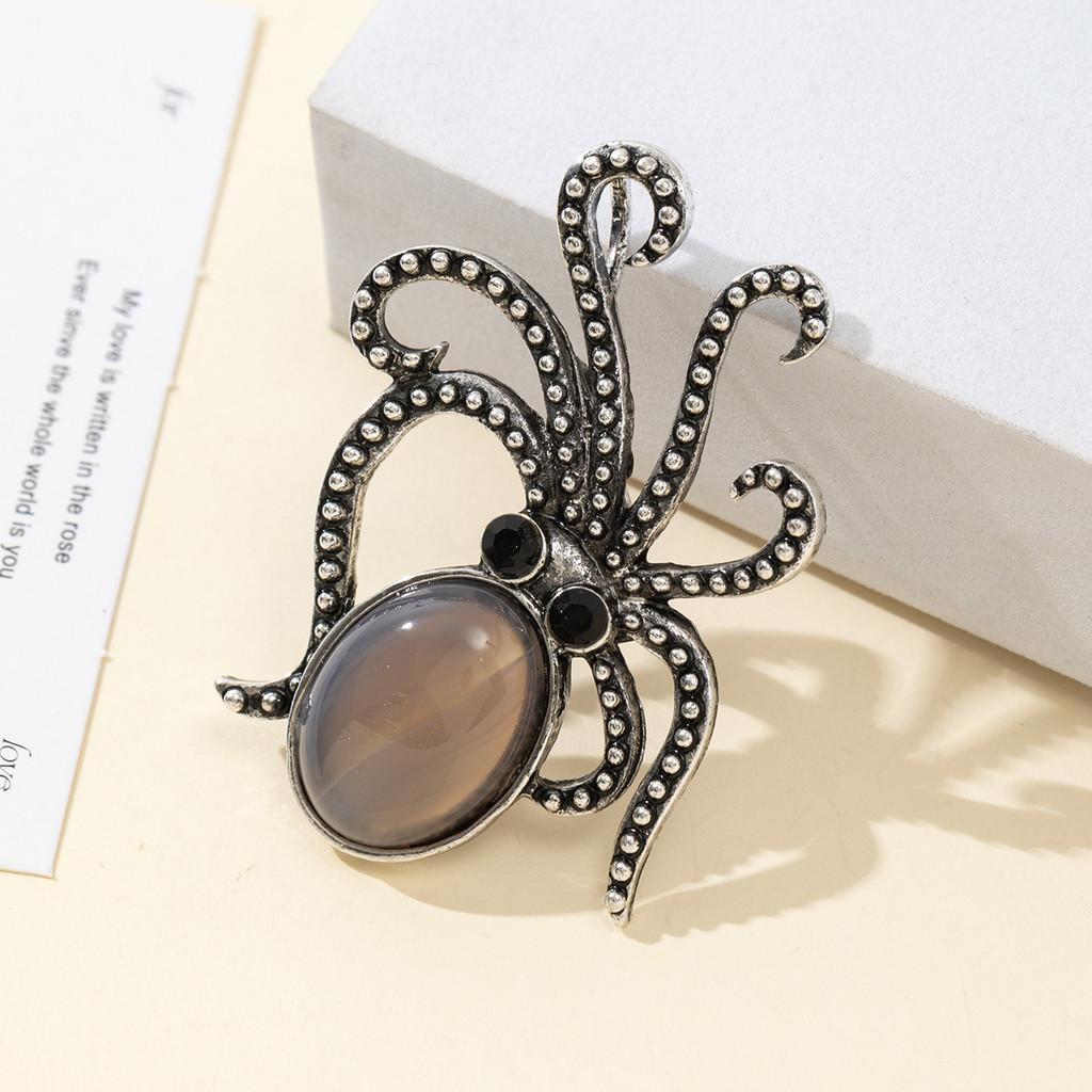 Shell Octopus Brooch Pendant For Diy Jewelry Making And Gift Crafts