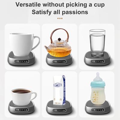 Cup Heater Smart Electric Beverage Warmer,3-Temp Settings Electric Cup Warmer for Travel Office Desks & Home Gifts for Teachers