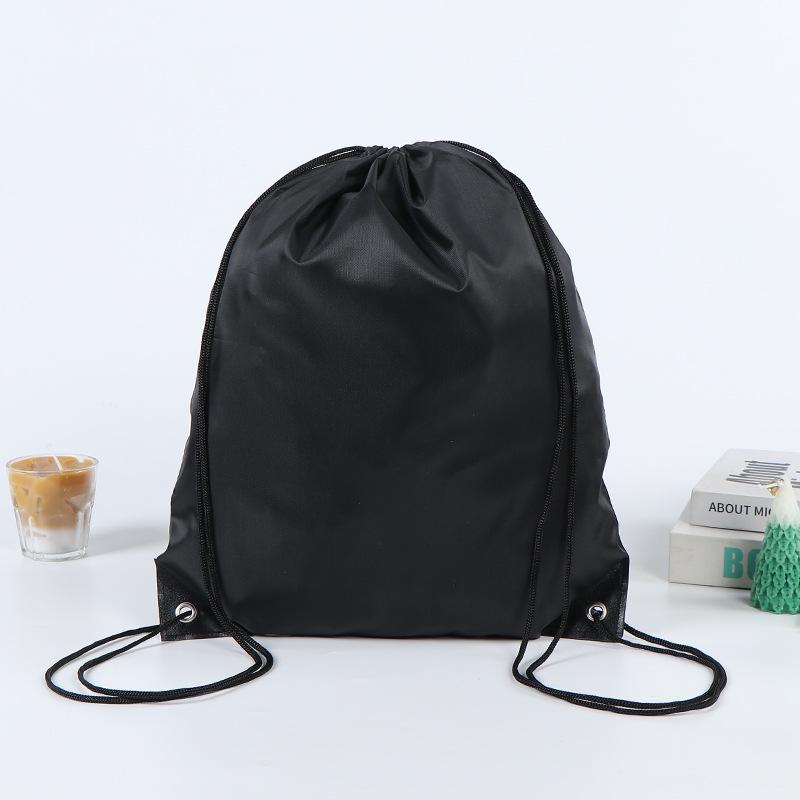 Waterproof Polyester Drawstring Backpack for Marathon Events