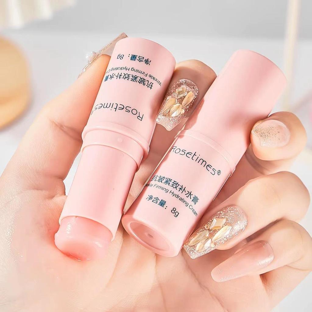 Bâton Rose Fermeté Anti-Âge: Hydrate et Réduit les Rides des Yeux et du Cou