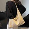 Vintage Red Wedding Bridal One Shoulder Bag Large Capacity Texture Soft Leather Handbag Temperament Casual Underarm Bags