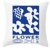 Nordic Style Abstract Flower Geometric Pillowcase Home Sofa Pillow Cushion Cover