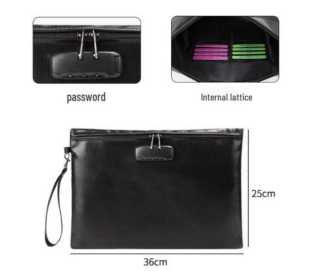 Самая продаваемая огнестойкая и водонепроницаемая сумка для хранения ценных файлов