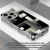 Schwarz-Weiß-Streifen Mode Handyhüllen carcasa Smartphone Glas Handyhülle für iPhone 17 16 15 14 13 12 pm Pro Plus fundas