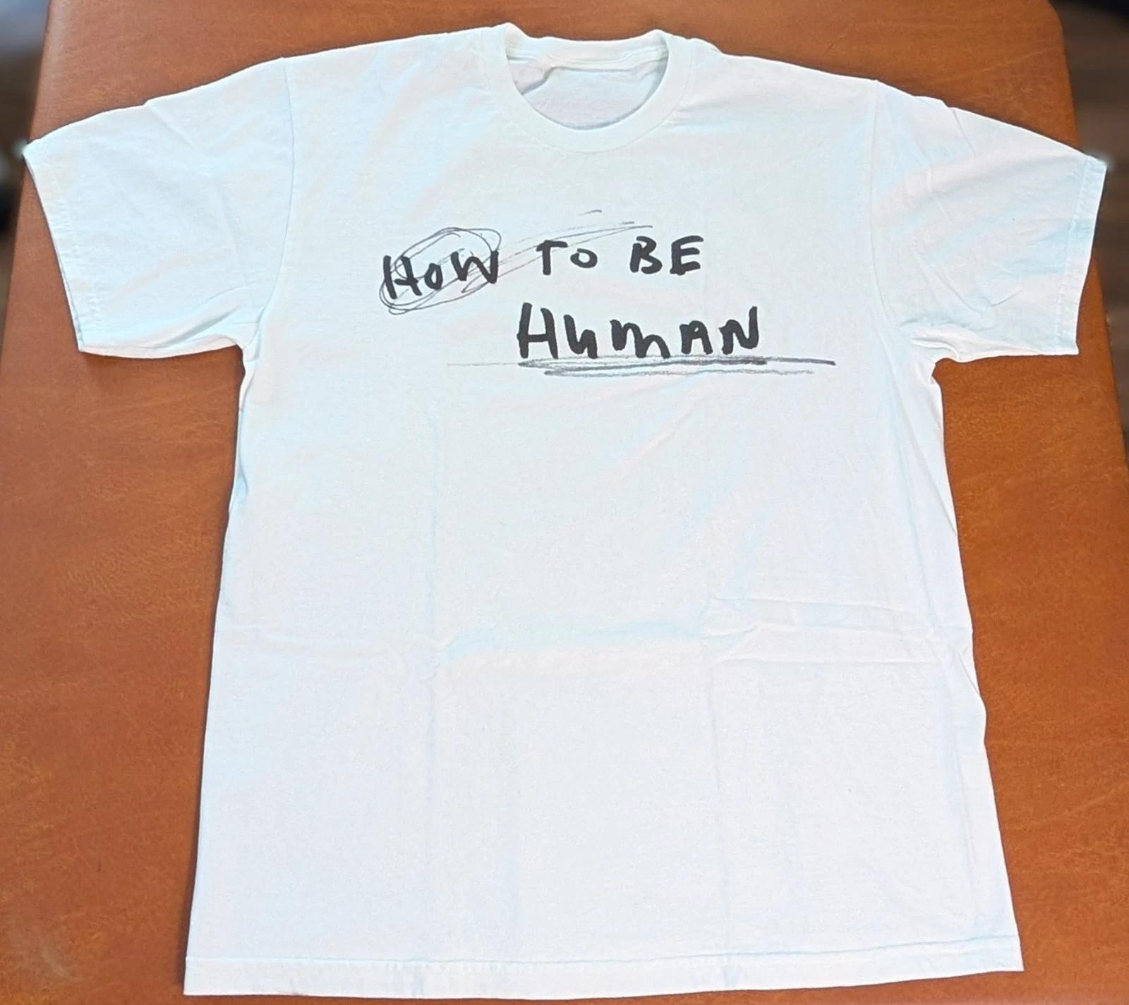 Chelsea Cutler How to Be Human World Tour White T-Shirt Graphic Large S