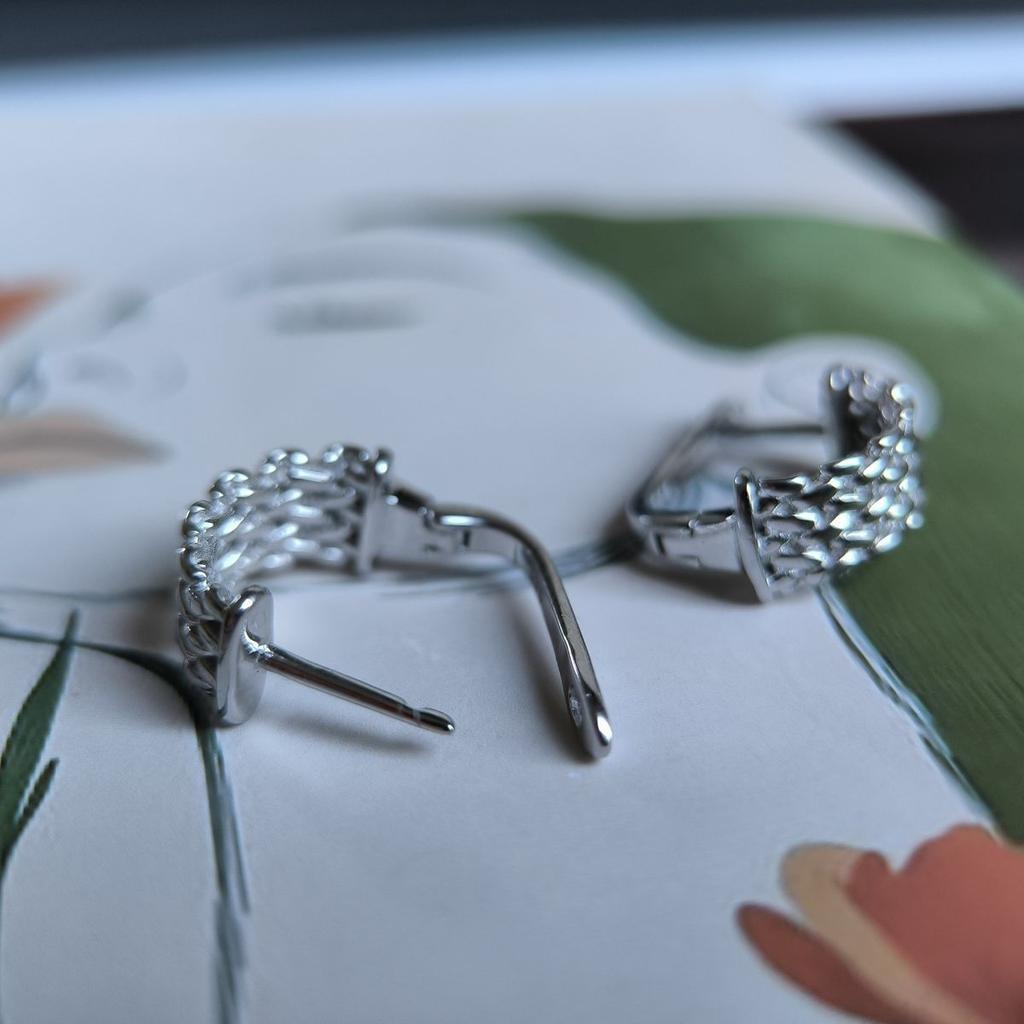 Silver Earrings Without Stones (2184331)