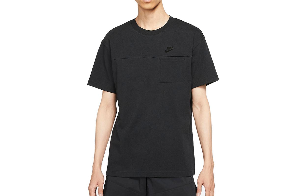 Nike T Shirts Men s Black Crew Neck Moderate DD4743-010 XL