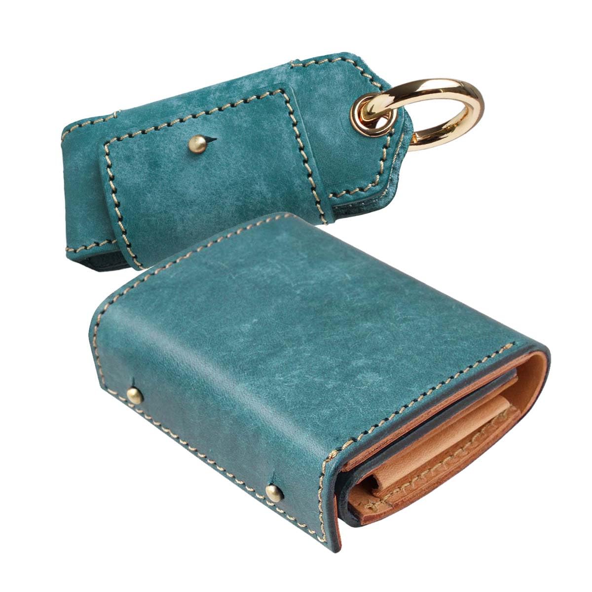 

шкіряний компактний справжній італійський набір гаманців для монет [Days Art] Гаманець у формі книги, мульти-ключниця, подарунок, гаманець, гаманець, чоловічий, жіночий, унісекс, шкіряний,