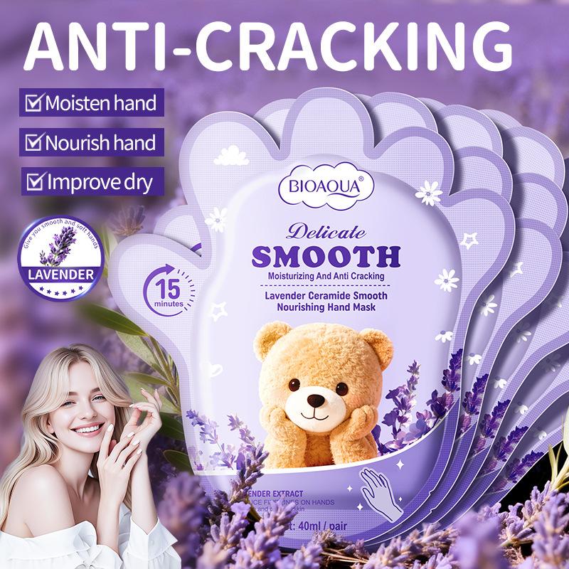 Lavender Ceramide Hand Foot Mask Moisturizing Nourishing Anti Dryness Gloves Socks Skin Care Mask 40ml Pair