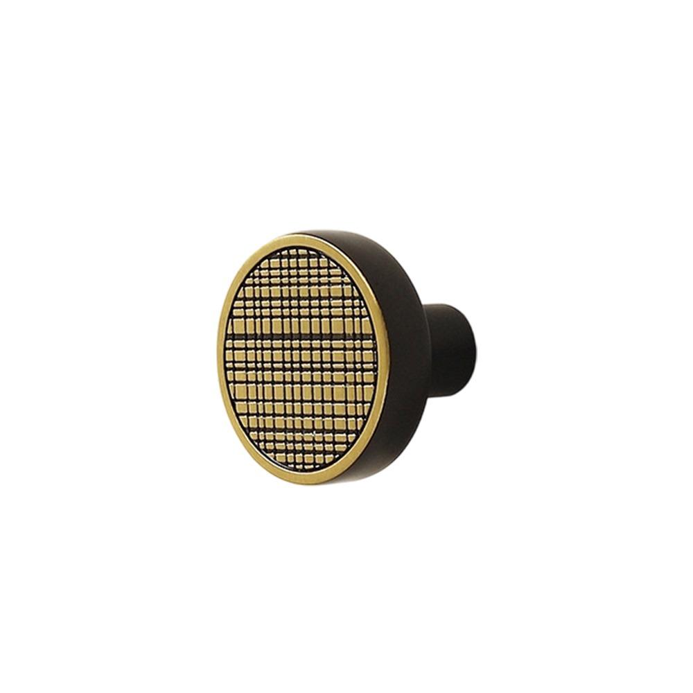 1Pcs Durable T Bar Drawer Knob Vintage Grid texture Cabinet Handle Multi-size Cabinet Door Pull Cupboard