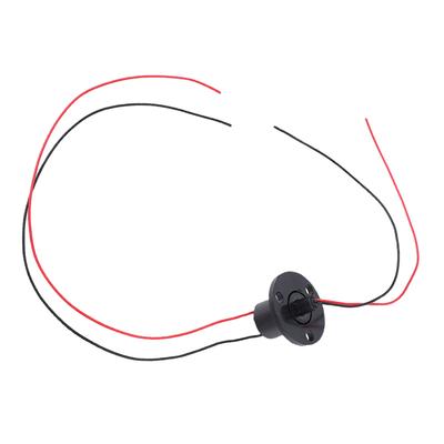 Electrical Slip   2 Wires 2A 250RPM 22mm Diameter 360 Degree Rotation Electric Collector   for Testing Security Equipment