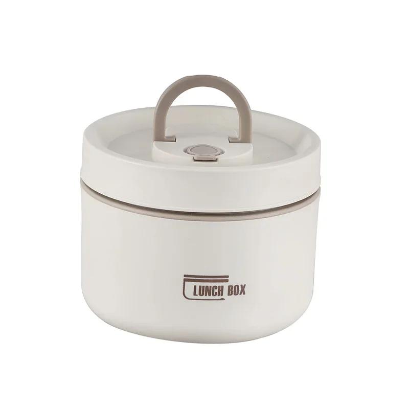 1Pc Thermal Lunch Box Portable Leakproof Lunch Container Set Lunch Container Set Leakproof Snack Lunchbox with Spoon Fork
