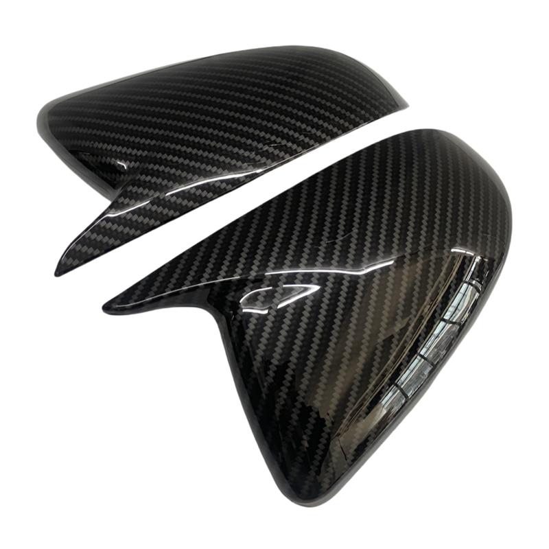 For Kia Rio 2018      No Sighal Light Car Rearview Side Mirror Cover Wing Cap Exterior Door Shell Trim