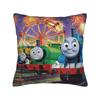 Pillow Case Cartoon Trains Man Square  Pillow Cover For Sofa Home Decoration Retro Trendy Pillowcases