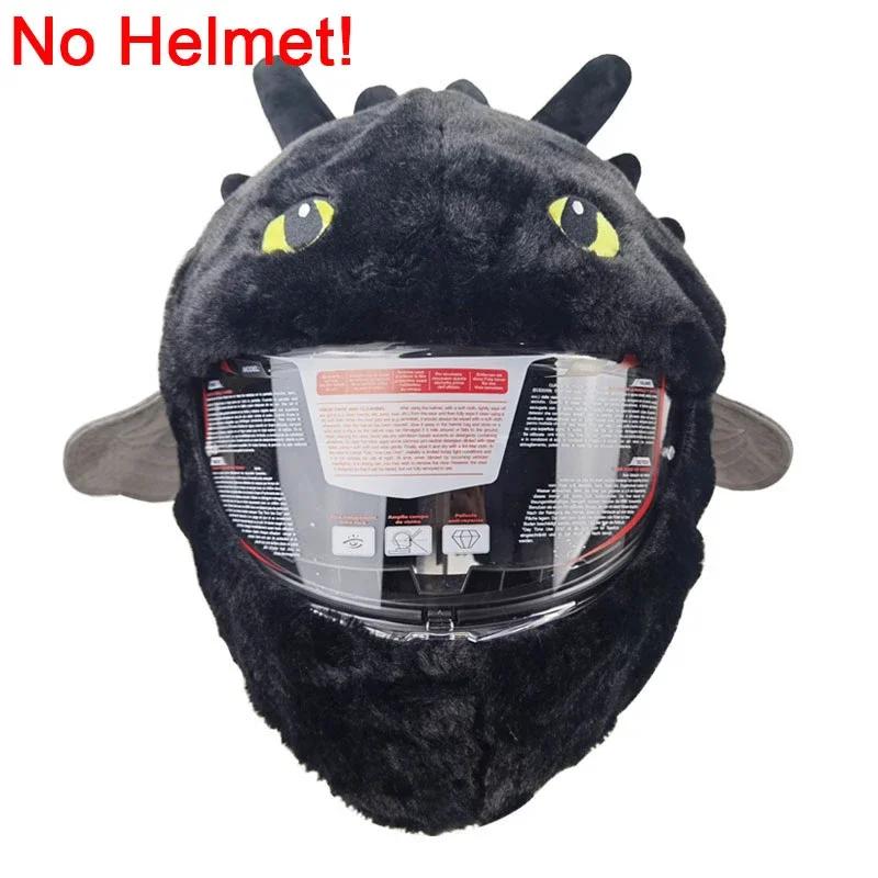 Motorcycle Helmet Cartoons Plush Helmet Protective Cover Helmet Full Face Covers for Outdoor Fun Christmas Personalized Helmets