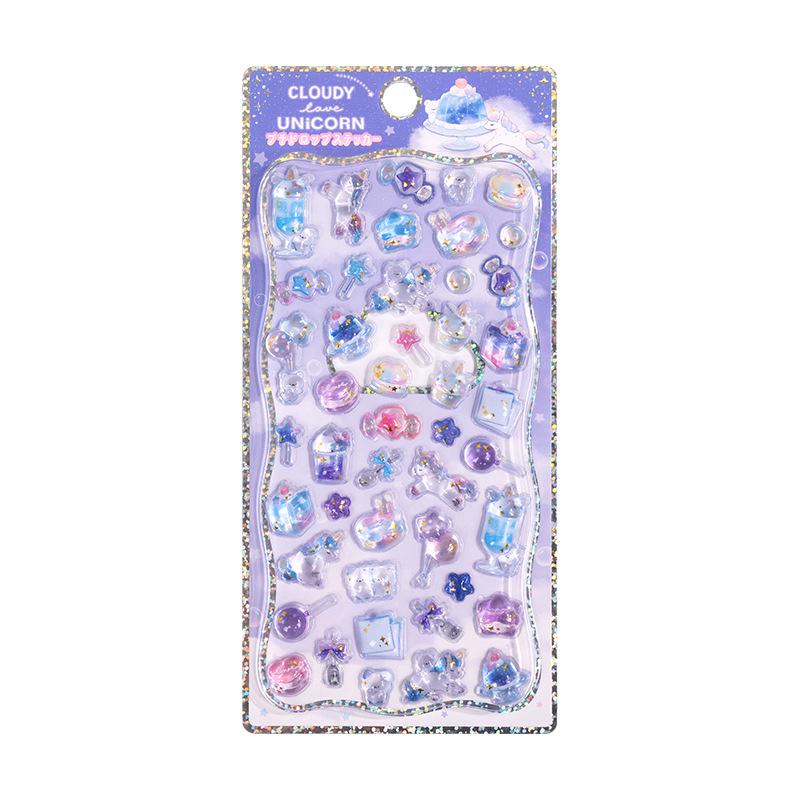 Popular 3D Animal Cartoon Crystal Stickers for Kids' Phone Cases