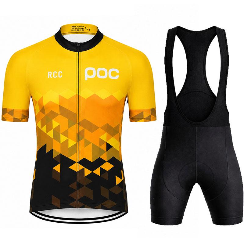 Koszulki Rowerowe Letnie Ubrania Rowerowe Męskie Odzież na Rower Szosowy Ubrania Wyścigowe Oddychający Zestaw Koszulek Rowerowych Ropa Ciclismo Maillot