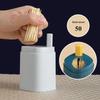 New Toothpick Storage Box Living Room Dining Room Automatic Pop-up Toothpick Box Household Push Toothpick Holder Dispenser