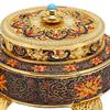 Trinket Incense   with Lid Handcraft Antique Polished Process for Decoration Meditation Room