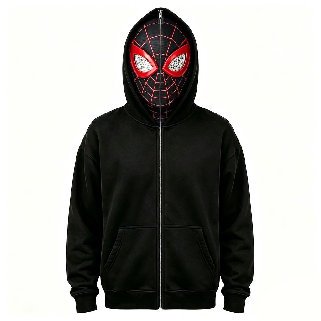 Women's Halloween Graphic Print Zip Up Hoodie Casual Long Sleeve Sweatshirt for Parties and Everyday Wear