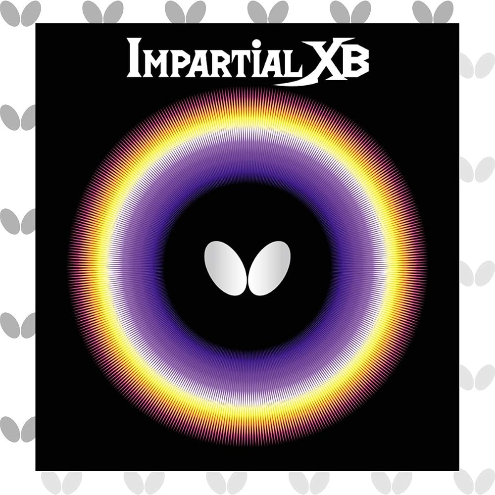 Butterfly Impartial XB Table Tennis Rubber Black MAX 00410